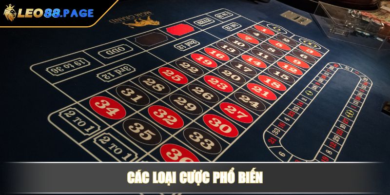 Các loại cược phổ biến